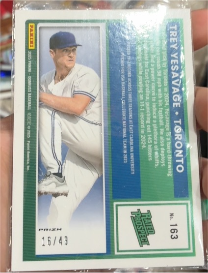 2025 Panini Donruss #163 Trey Yesavage — front