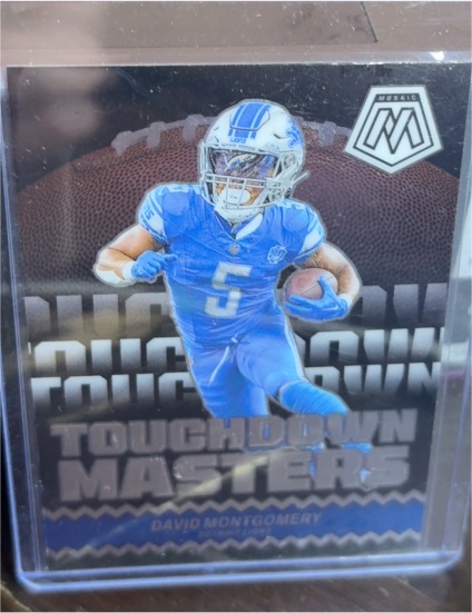 2024 Panini Mosaic Touchdown Masters #TM-DMY David Montgomery — front
