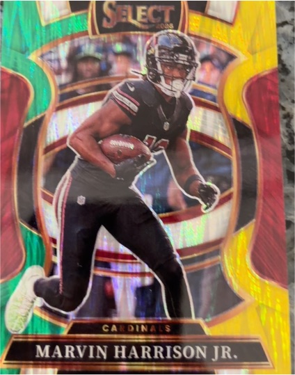 2025 Panini Select #22 Marvin Harrison Jr. — front