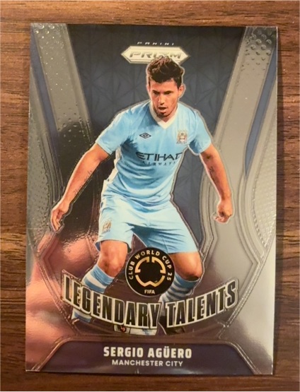 2025 Panini Prizm FIFA Club World Cup #15 Sergio Agüero Legendary Talents — front