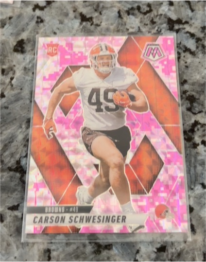 2025 Panini Mosaic #371 Carson Schwesinger — front
