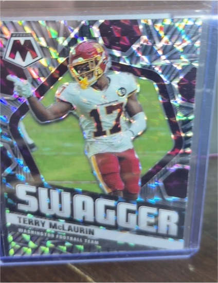 2021 Panini Mosaic #SWAG15 Terry McLaurin Swagger — front