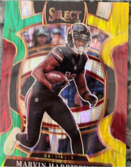 2025 Panini Select #22 Marvin Harrison Jr. — front