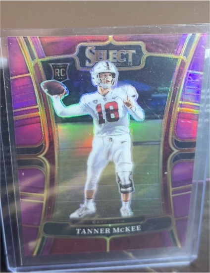 2023 Panini Select Draft Picks #22 Tanner McKee — front