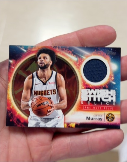 2025-26 Topps Swish and Stitch Relics #SST-JM Jamal Murray — front