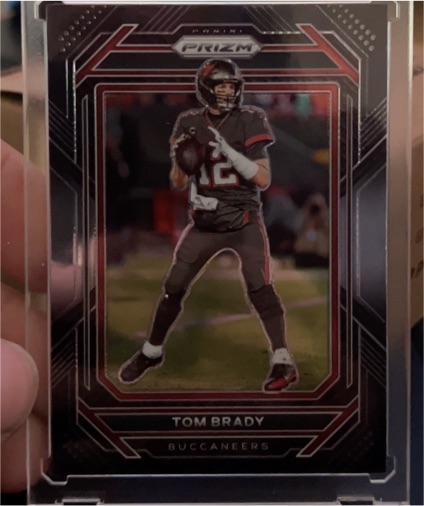 2022 Panini Chronicles Prizm Black #PB-2 Tom Brady — front