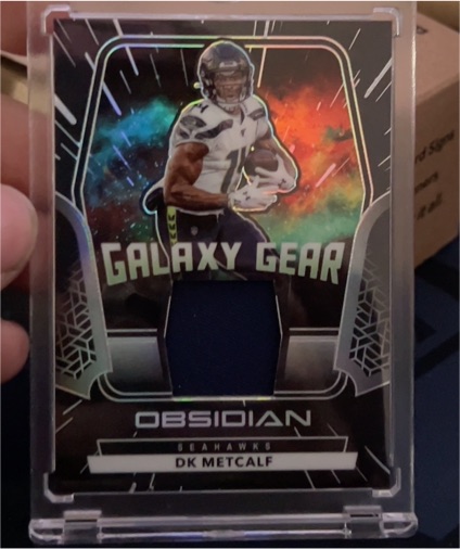 2020 Panini Obsidian Galaxy Gear #GG16 DK Metcalf — front