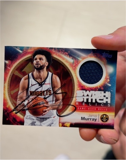 2025-26 Topps Swish and Stitch Relics #SST-JM Jamal Murray — front