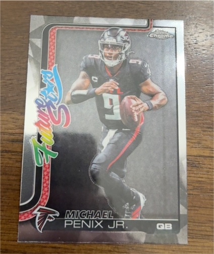 2025 Topps Chrome Future Stars #FS-19 Michael Penix Jr. — front