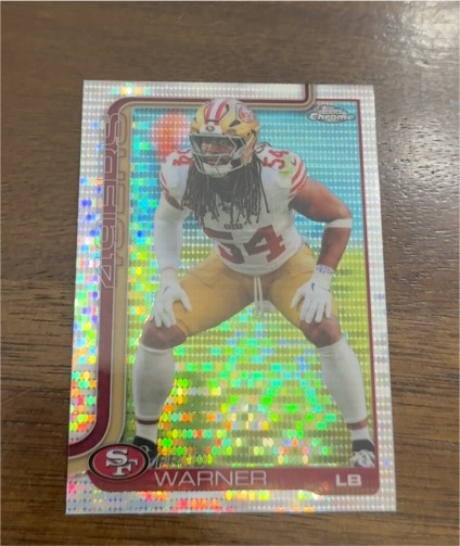 2025 Topps Chrome #268 Fred Warner — front