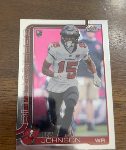 2025 Topps Chrome #342 Tez Johnson — front