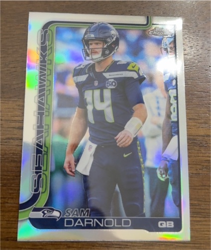 2025 Topps Chrome #275 Sam Darnold — front