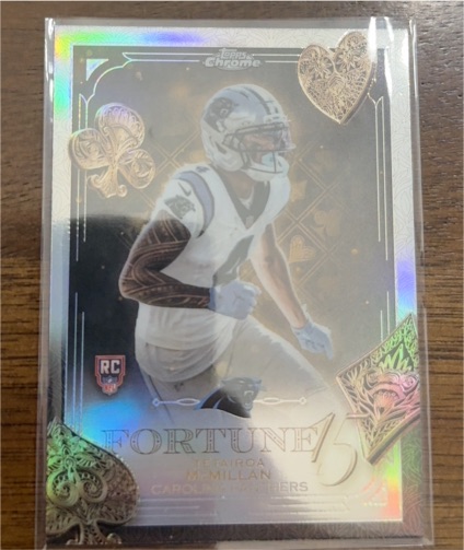 2025 Topps Chrome Fortune 15 #F15-19 Tetairoa McMillan — front