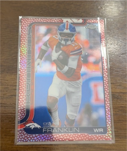 2025 Topps Chrome #91 Troy Franklin — front