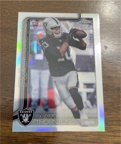 2025 Topps Chrome #385 Dont'e Thornton Jr. — front