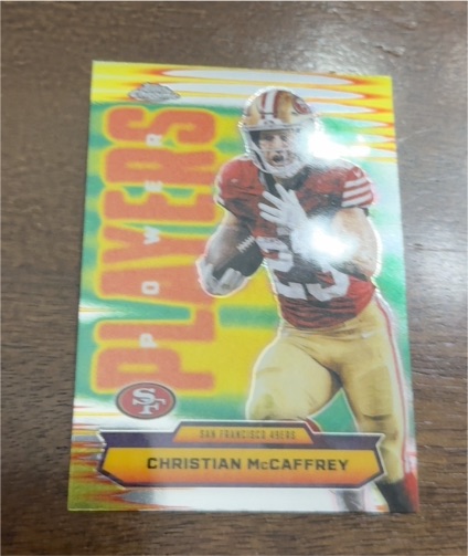 2025 Topps Chrome #PP-15 Christian McCaffrey — front