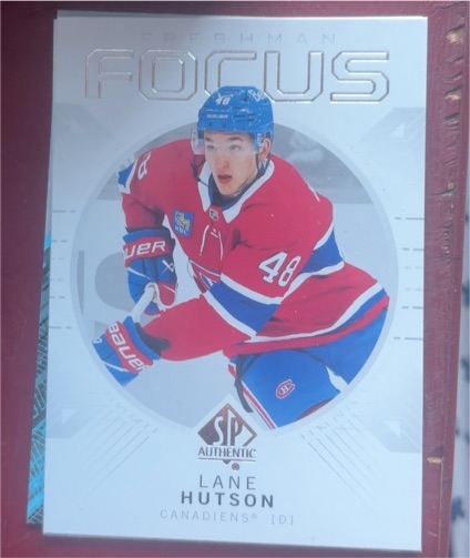 2024-25 Upper Deck SP Authentic #FF-38 Lane Hutson Freshman Focus — front