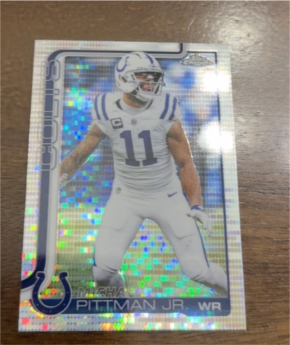 2025 Topps Chrome #126 Michael Pittman Jr — front