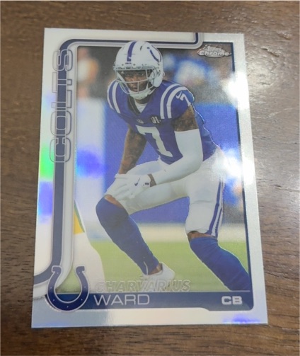 2025 Topps Chrome #129 Charvarius Ward — front