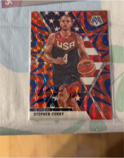 2019-20 Panini Mosaic #260 Stephen Curry USA Basketball — front
