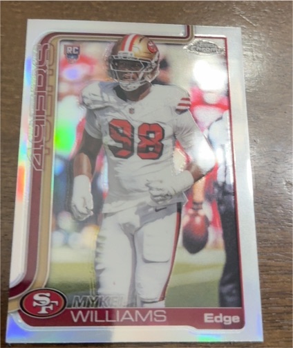 2025 Topps Chrome #352 Mykel Williams — front