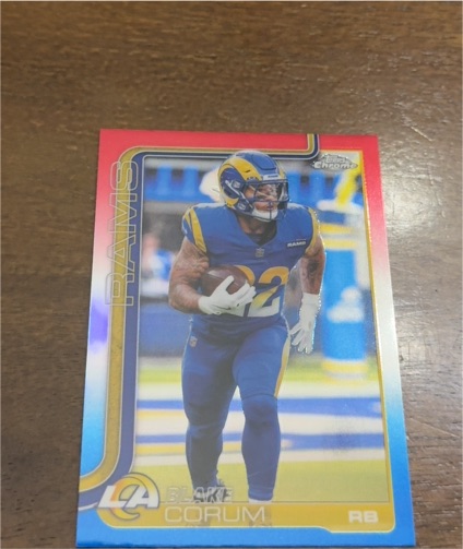 2025 Topps Chrome #171 Blake Corum — front