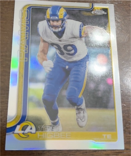 2025 Topps Chrome #172 Tyler Higbee — front