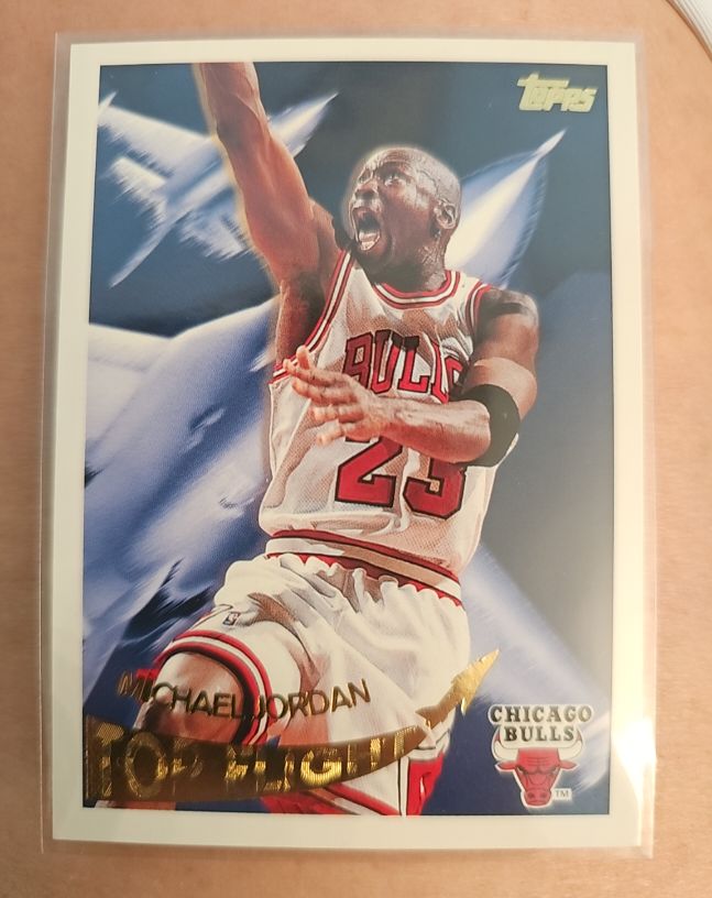 1995-96 Topps Topflight #TF1 Michael Jordan — front