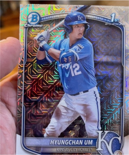 2025 Bowman Chrome #BCP-119 Hyungchan Um — front