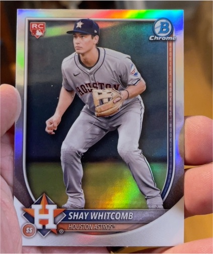 2025 Bowman Chrome #47 Shay Whitcomb — front