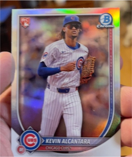 2025 Bowman Chrome #95 Kevin Alcántara — front