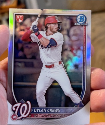 2025 Bowman Chrome #42 Dylan Crews — front