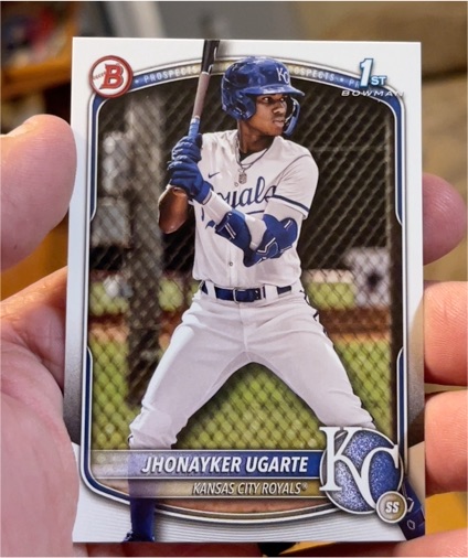 2025 Bowman #BP-123 Jhonayker Ugarte — front