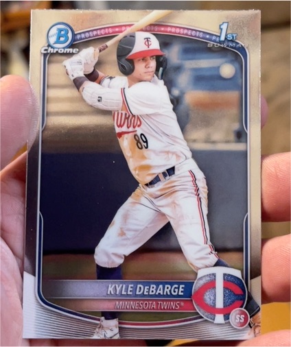 2025 Bowman Chrome Prospects #BCP-139 Kyle DeBarge — front