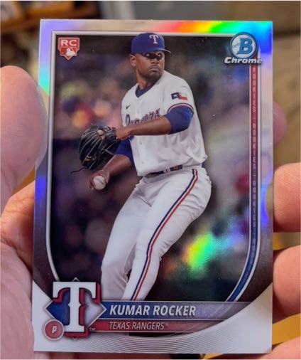 2025 Bowman Chrome #80 Kumar Rocker — front
