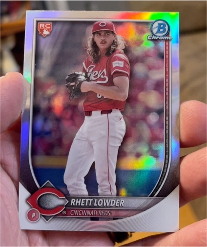 2025 Bowman Chrome #6 Rhett Lowder — front