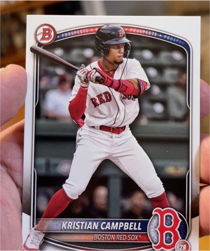 2025 Bowman Prospects #BP-42 Kristian Campbell — front