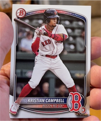 2025 Bowman Prospects #BP-42 Kristian Campbell — front