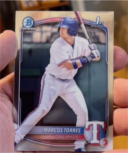 2025 Bowman Chrome #BCP-94 Marcos Torres — front