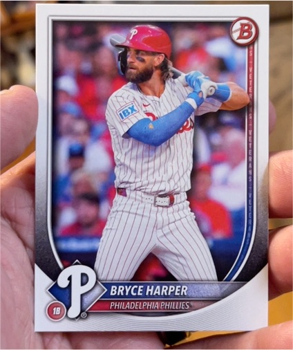 2025 Bowman #3 Bryce Harper — front