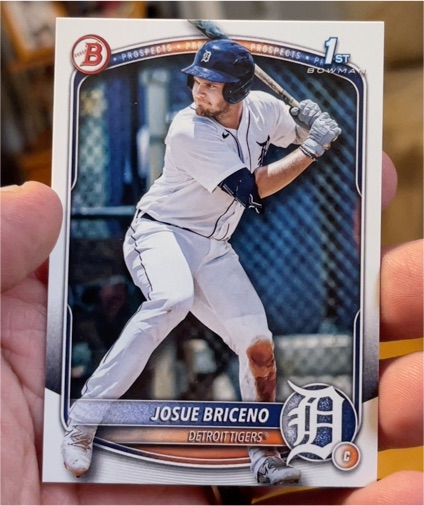 2025 Bowman #BP-13 Josue Briceno — front