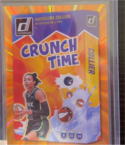 2025 Panini Donruss WNBA #18 Napheesa Collier Crunch Time — front