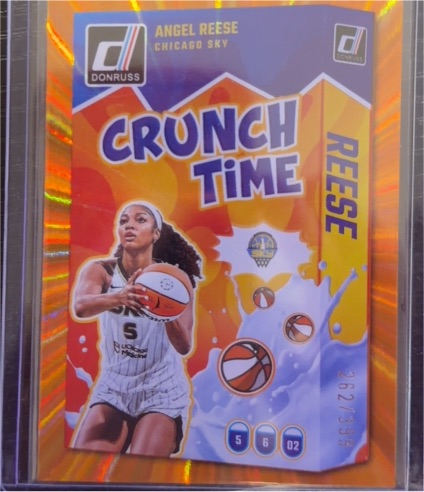 2025 Panini Donruss WNBA #7 Angel Reese Crunch Time — front