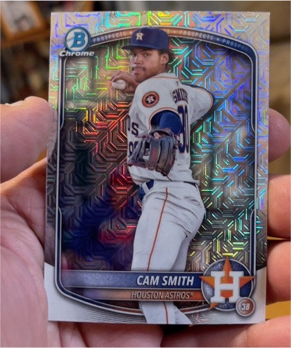 2025 Bowman Chrome Prospects #BCP-48 Cam Smith — front