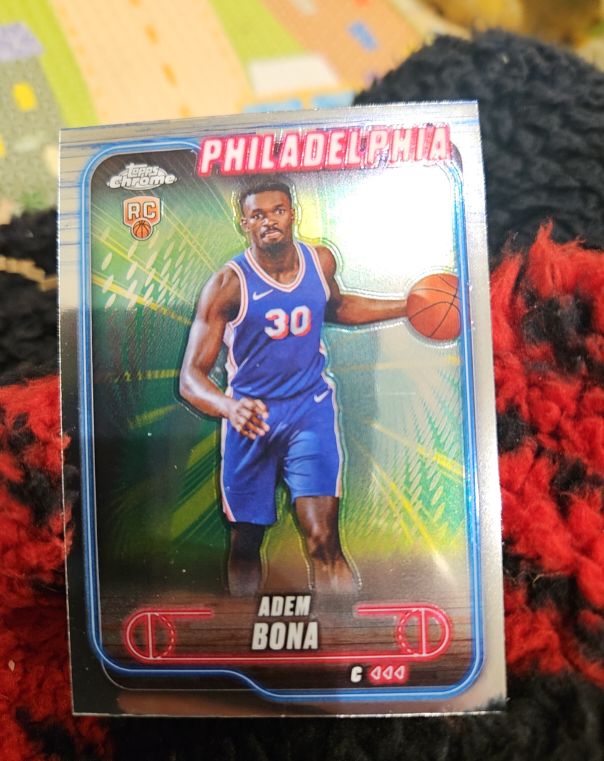 2024-25 Topps Chrome #183 Adem Bona — front