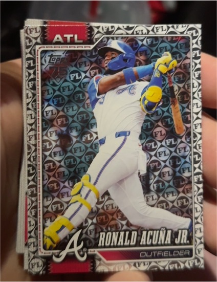 2026 Topps Series 1 #50 Ronald Acuña Jr. Spring Training — front