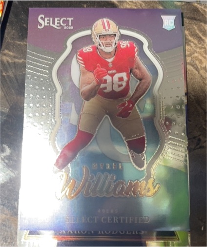 2025 Panini Select #7 Mykel Williams Select Certified Rookie — front