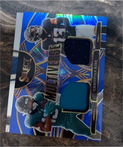 2025 Panini Select Multiverse Prizm Dual Patch Christian Kirk #MVJ-CKK — front