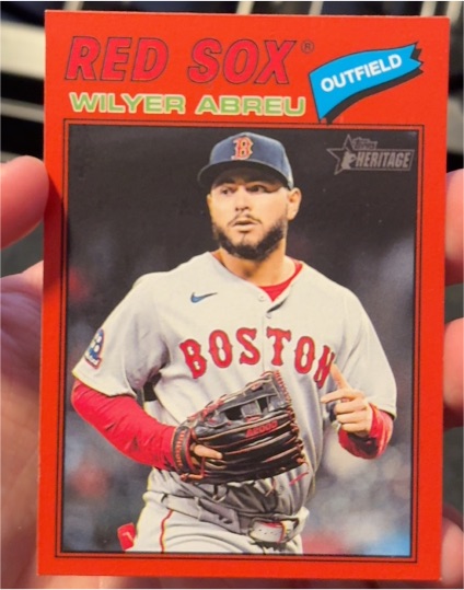 2026 Topps Heritage #362 Wilyer Abreu — front