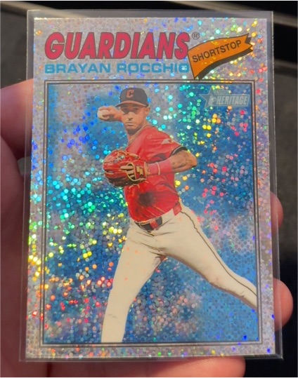 2026 Topps Heritage #368 Brayan Rocchio — front